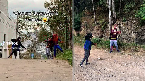 Morelianos crean historieta para cuando pasa el carrito de Google Maps y quedan inmortalizados