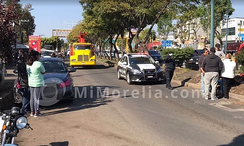 Atropellan a motociclista en Morelia