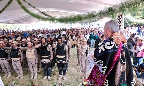 En Michoacán, guardias comunitarias indígenas serán ejemplo en construcción de paz: Bedolla