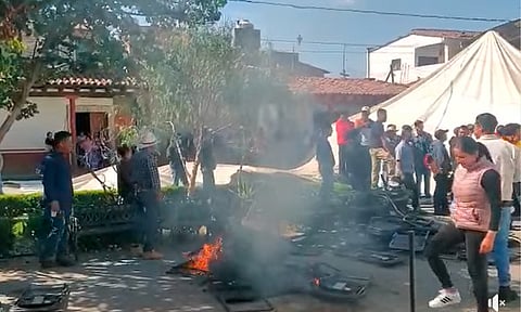 En un mes, reposición de consulta indígena en Uricho tras conflicto: Segob