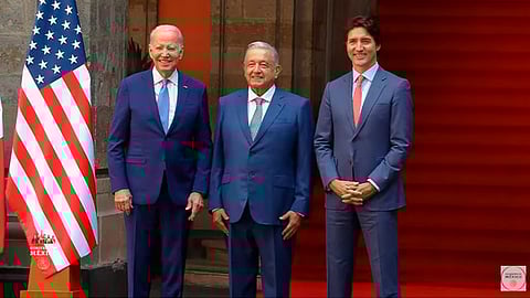 Economía, migración y seguridad, los temas claves en la reunión entre Biden, AMLO y Trudeau