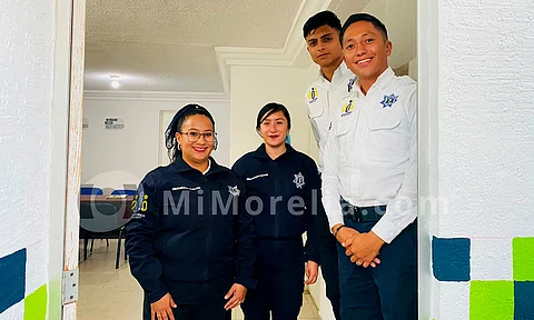 Policía Morelia reactiva caseta de seguridad en Villas del Pedregal