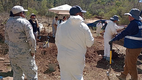 Comisión de Búsqueda de personas colabora en búsqueda forense en Santiago Undameo