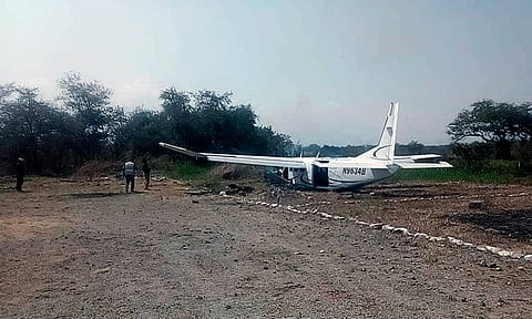 De nueva cuenta avioneta cae en Puente de Ixtla en Morelos