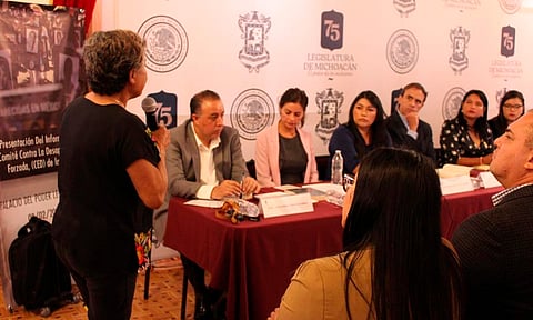 Justicia para desaparecidos en Michoacán, pide Brenda Fraga
