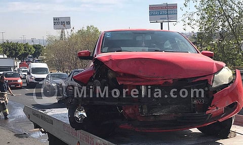 El hecho tuvo lugar a la altura de la Macroplaza Estadio