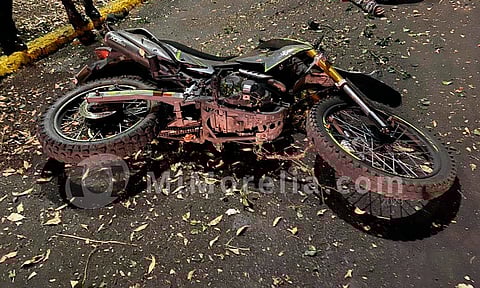 Derrape de moto deja 2 muertos en la avenida Camelinas de Morelia