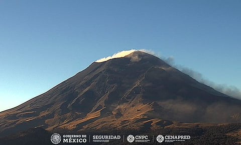 Volcán Popocatépetl ha registrado más de 230 exhalaciones en últimas 24 horas