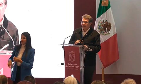 Michoacán, ejemplo en el combate a la extorsión: Ricardo Monreal