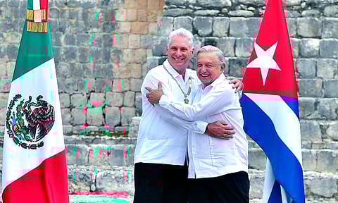 Concluye visita oficial del presidente de la República de Cuba a México