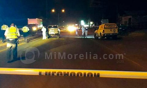 Muere motociclista tras sufrir accidente en salida a Charo de Morelia