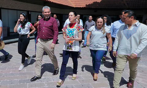 Reconoce Sheinbaum labor de Bedolla por Michoacán