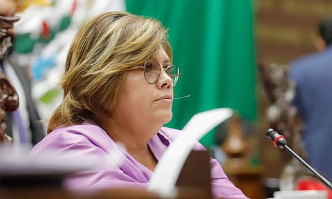 Se garantizan las prestaciones sociales de cinco mil 300 maestras y maestros estatales pensionados, resaltó la presidenta de la Mesa Directiva de la 75 Legislatura