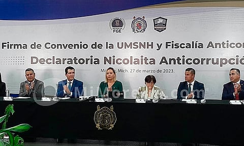 Impulsa UMSNH cero tolerancia a la corrupción