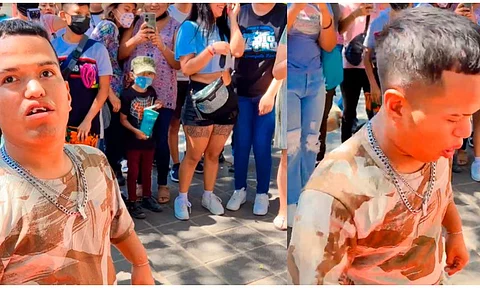 Manager obliga a Medio Metro a bailar y "le grita"