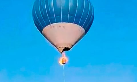 Viaje en globo en Teotihuacán era regalo de cumple para la mamá; sólo la hija sobrevivió
