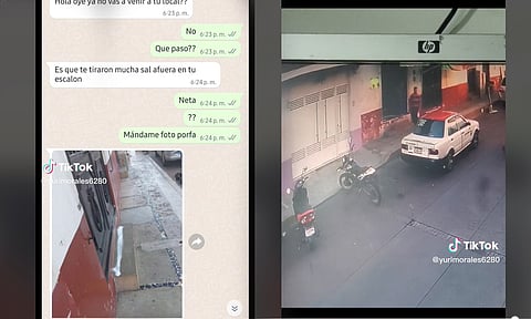 Hermano tira sal afuera de su negocio en Michoacán; ¿qué significa?