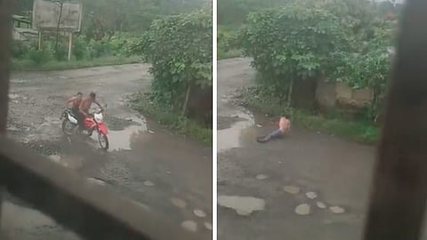 Sujetos asaltan, uno de ellos se rompe la pierna y su cómplice lo abandona