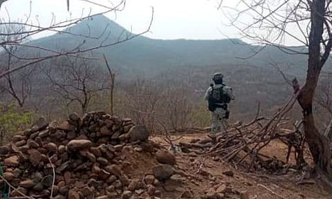 Guardia Civil localiza y destruye un punto de vigilancia en Múgica