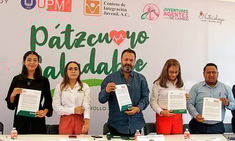 Signan Convenio de colaboración, Gobierno de Pátzcuaro con Universidad Privada de Michoacán