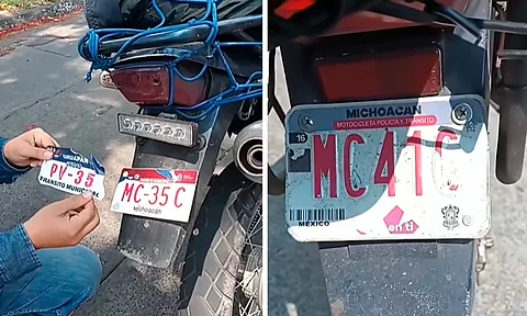 Exponen a tránsitos de Uruapan por circular con placas falsas o vencidas