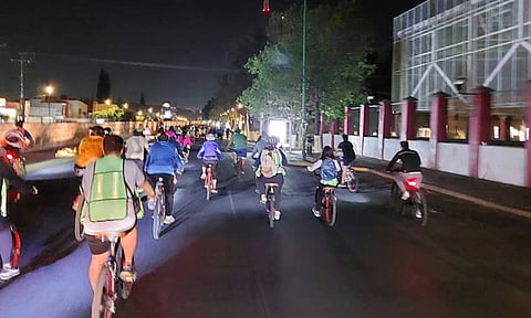 Habrá rodada nocturna en calles de Morelia por 482 aniversario de la ciudad