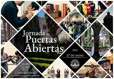 Invita el Conservatorio de las Rosas a jornada de puertas abiertas