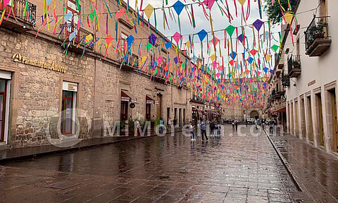 Continúa pronóstico de lluvia en Morelia