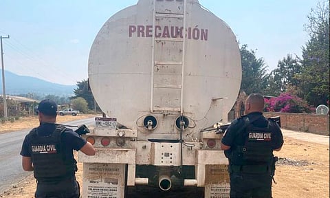 Recuperan remolque robado en Tangancícuaro