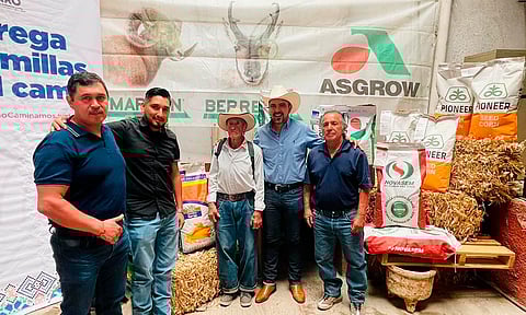 En Charo, alcanzan 600 toneladas de fertilizante y 30 millones de semillas entregadas a productores del campo