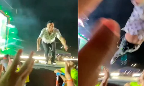 "Me cayó encima"; joven revela nuevo video de Eduin Caz cuando se lanzó y nadie lo agarró