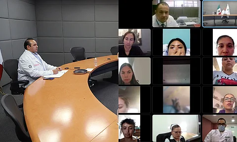 Autoridades del Seguro Social sostuvieron la 120 reunión de trabajo de manera virtual con las madres y los padres de menores bajo tratamiento oncológico