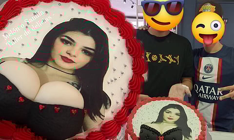 Morelianos no se resistieron a pastel de Karely y "le quieren dar su mordida"