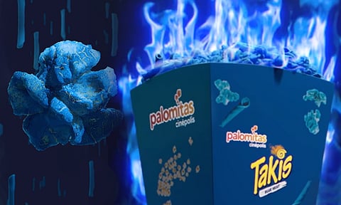 Morelia: llegan a Cinépolis palomitas Takis Blue Heat