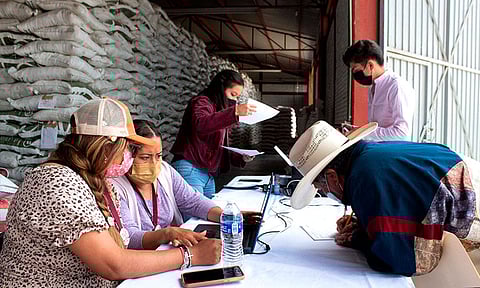 La dependencia llamó a los productores a acudir a los Centros de Distribución, presentar una identificación oficial y recibir sus insumos de forma directa y sin intermediarios