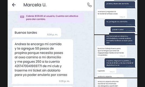 Alertan en Morelia por cochina estafa a repartidores de apps