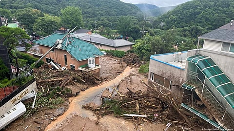 Lluvias en Corea del Sur han dejado al menos 32 muertos y 10 desaparecidos