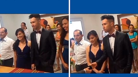 Por broma de la novia, juez cancela boda civil; les cambió la cara