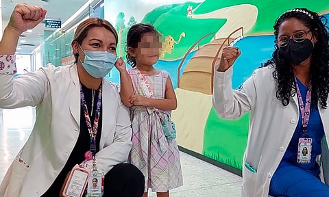 Salvan a niña de 4 años que fue herida por bala perdida en Guerrero