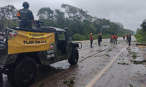 Despliegan más de 18 mil elementos por Hilary; Michoacán, incluido