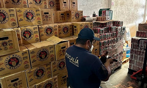 Recuperan cervezas robadas que ya se vendían en tiendas de Morelia