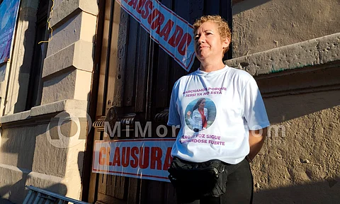 Familia de Jessica González "clausura" el Congreso de Michoacán a 3 años del feminicidio