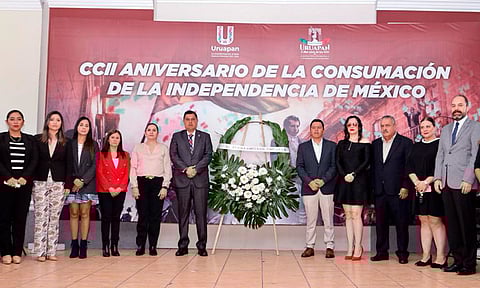 Nacho Campos encabeza ceremonia por el 202 aniversario de la Consumación de la Independencia