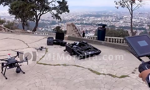 Prohibido, volar drones en centro de Morelia este 15 de septiembre