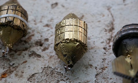 Aseguran seis explosivos para drones y cientos de cartuchos útiles en La Ruana