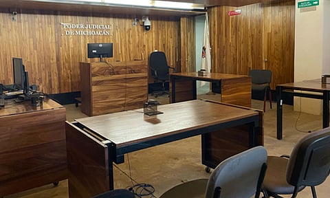 Apatzingán se beneficia del Programa de mejoramiento de espacios y condiciones de trabajo del PJM