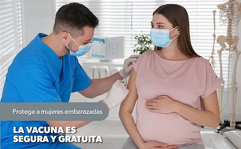 Vacuna contra la influenza, protege la salud de mujeres embarazadas