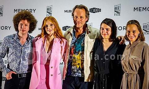 Michel Franco, Peter Sarsgaard y Jessica Chastain ofrecen conferencia en el FICM