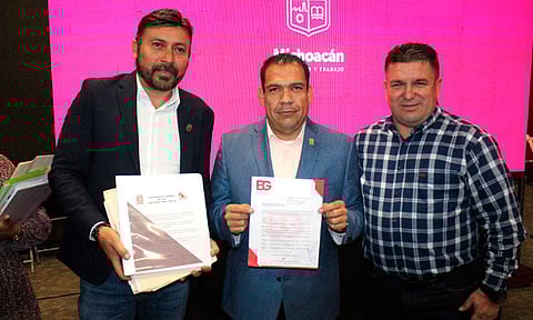 Entrega Bladimir González Proyecto Hídrico para Construcción de Plantas Tratadoras en Tarímbaro