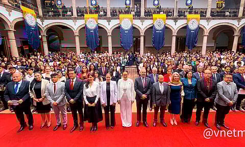 La esperanza de Michoacán, es la UMSNH, resaltan al conmemorar los 106 años de su fundación